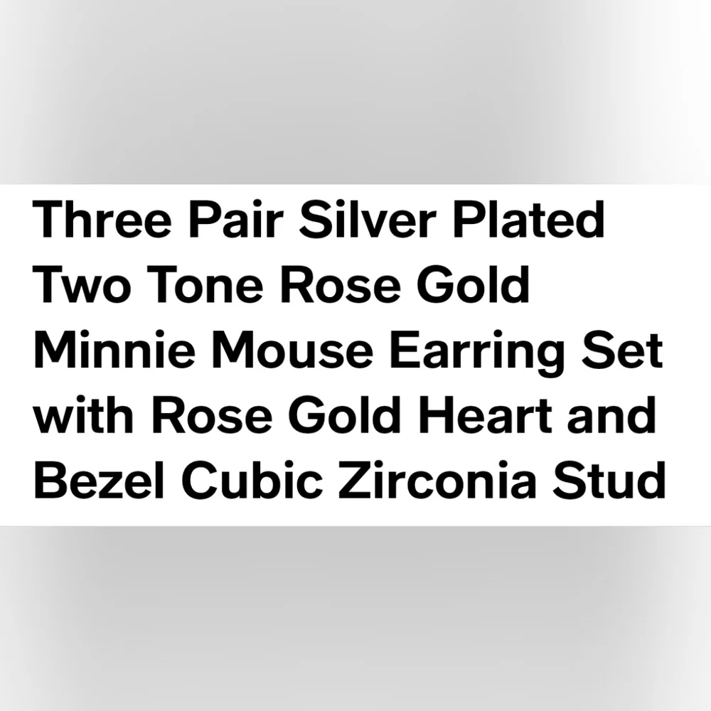 Disney three pair